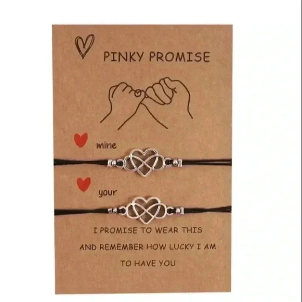 I'll be there for mom Hearts 2 Bracelets
